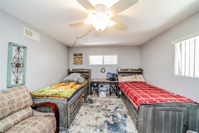 1181 W Westmont Ave, Hemet, CA 92543 - bedroom featuring ceiling fan