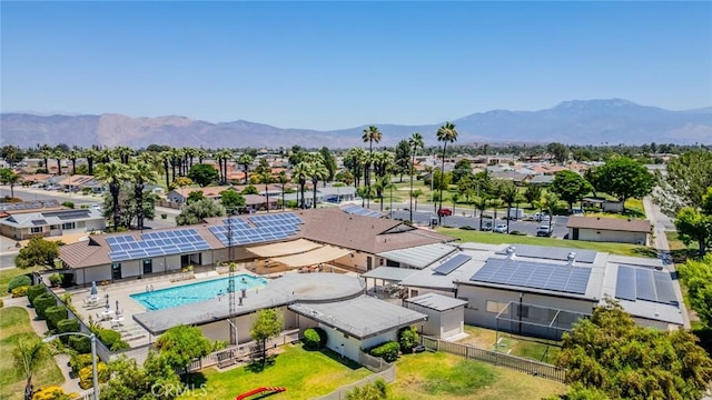 1181 W Westmont Ave, Hemet, CA 92543 - aerial perspective of suburban area with a mountainous background