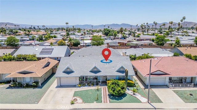 1181 W Westmont Ave, Hemet, CA 92543 - aerial view of residential area with a mountain backdrop
