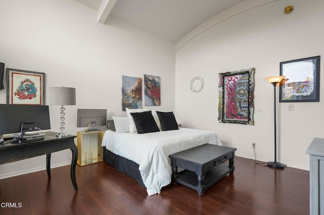 4804 La Villa Marina Unit J, Marina Del Rey, CA 90292 - bedroom with wood finished floors and an office area