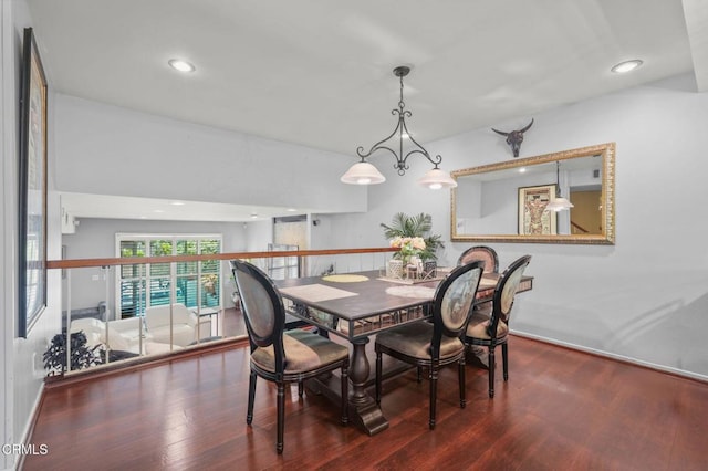 4804 La Villa Marina Unit J, Marina Del Rey, CA 90292 - dining area with wood finished floors and recessed lighting