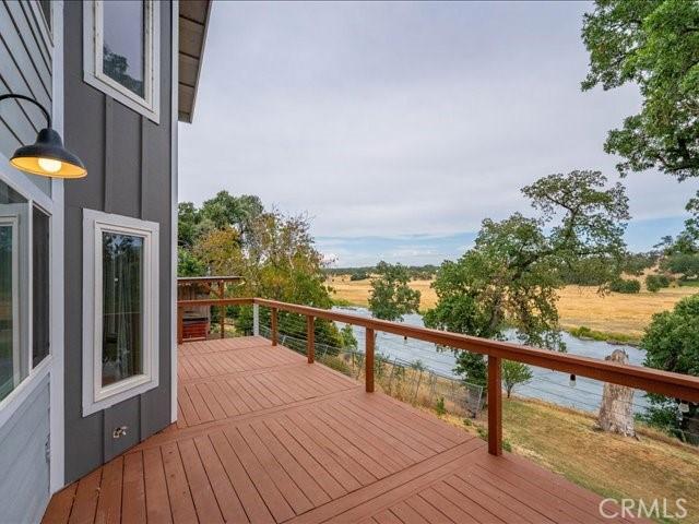 15540 China Rpds, Red Bluff, CA 96080 - wooden terrace featuring a water view