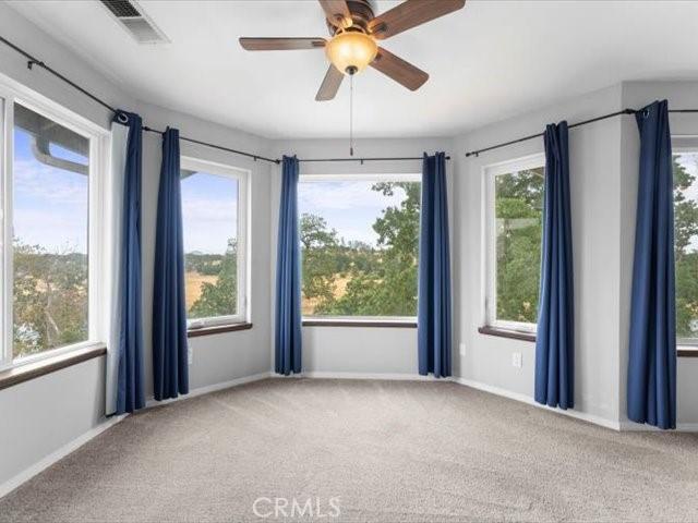 15540 China Rpds, Red Bluff, CA 96080 - carpeted spare room featuring plenty of natural light and ceiling fan