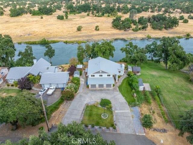 15540 China Rpds, Red Bluff, CA 96080 - aerial overview of property's location featuring a nearby body of water