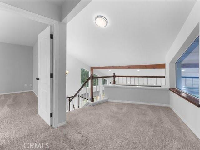 15540 China Rpds, Red Bluff, CA 96080 - hall featuring carpet flooring and an upstairs landing