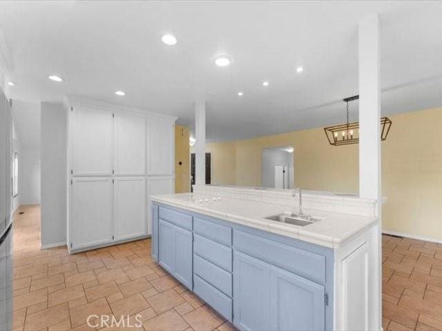 15540 China Rpds, Red Bluff, CA 96080 - kitchen featuring white cabinetry and recessed lighting
