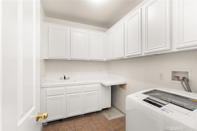 3959 Grandview Dr, Brea, CA 92823 - laundry room featuring washer / clothes dryer and cabinet space
