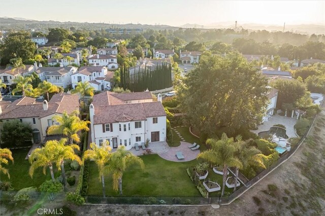 24711 Tiburon St, Valencia, CA 91355 - aerial perspective of suburban area