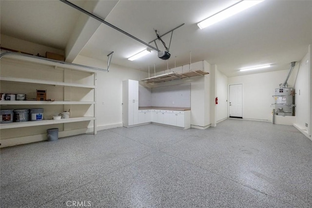 24711 Tiburon St, Valencia, CA 91355 - garage with secured water heater and baseboards