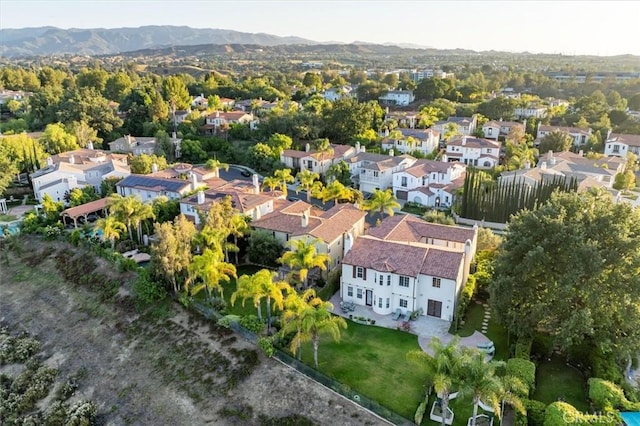 24711 Tiburon St, Valencia, CA 91355 - aerial perspective of suburban area featuring mountains