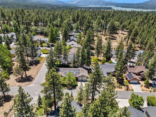 310 Teakwood Dr, Big Bear Lake, CA 92315 - aerial perspective of suburban area featuring mountains