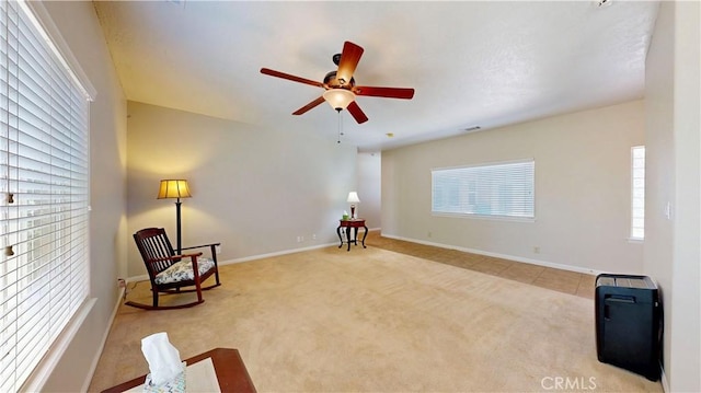 12443 Bannock Dr, Apple Valley, CA 92308 - unfurnished room featuring carpet floors and a ceiling fan