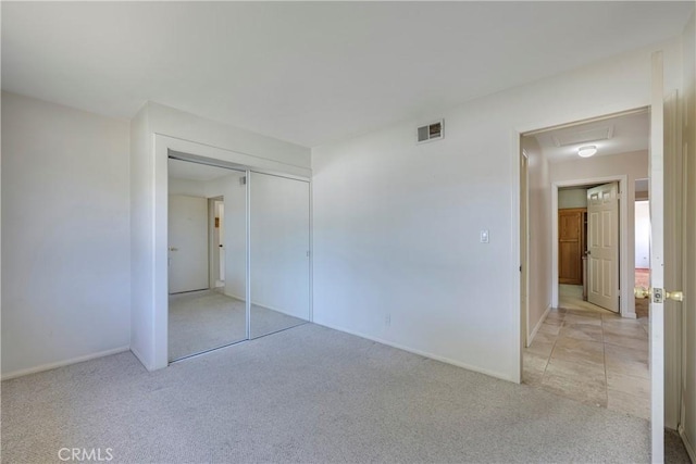 5347 E Bergh Dr, Anaheim Hills, CA 92807 - unfurnished bedroom featuring carpet and a closet