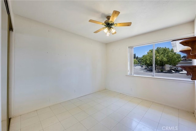 5347 E Bergh Dr, Anaheim Hills, CA 92807 - unfurnished room featuring ceiling fan