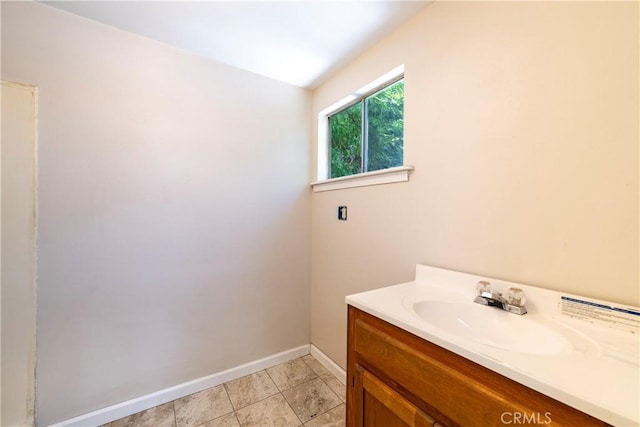 5347 E Bergh Dr, Anaheim Hills, CA 92807 - bathroom with baseboards and vanity
