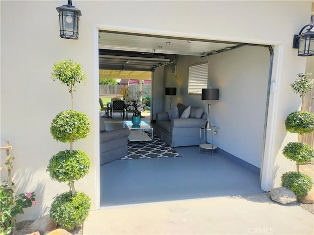 900 S Ann St, Tulare, CA 93274 - view of patio / terrace with a garage