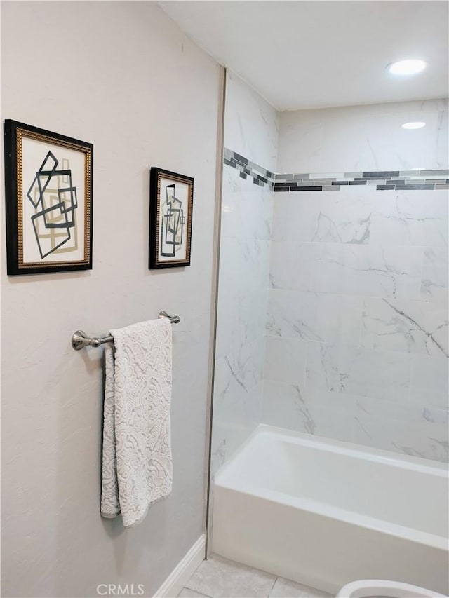900 S Ann St, Tulare, CA 93274 - full bath featuring bathtub / shower combination and tile patterned floors