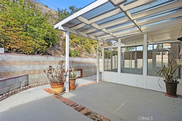 3746 Balboa Dr, Oceanside, CA 92056 - fenced backyard with a sunroom and a patio area
