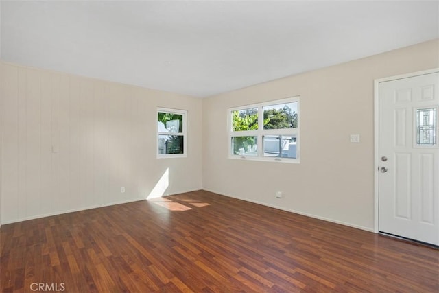 3746 Balboa Dr, Oceanside, CA 92056 - unfurnished room with wood finished floors and baseboards