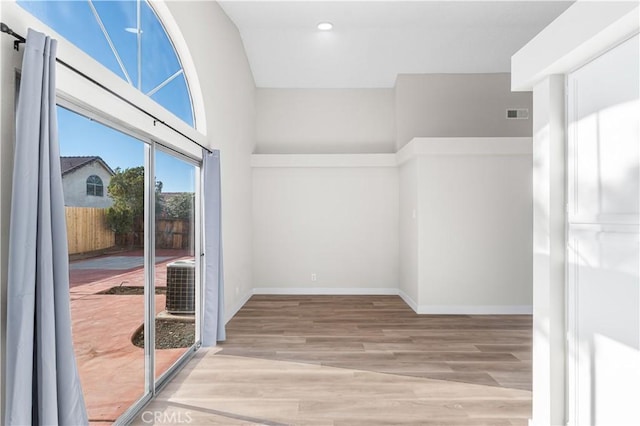 36829 Burroughs Way, Palmdale, CA 93552 - empty room with wood finished floors and recessed lighting