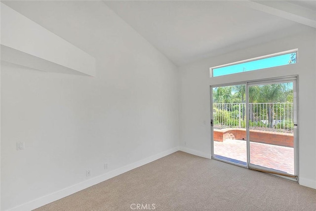 2914 Crape Myrtle Cir, Chino Hills, CA 91709 - unfurnished room with light carpet and vaulted ceiling