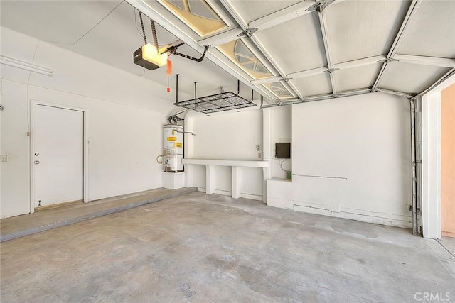 2914 Crape Myrtle Cir, Chino Hills, CA 91709 - garage featuring strapped water heater and a garage door opener