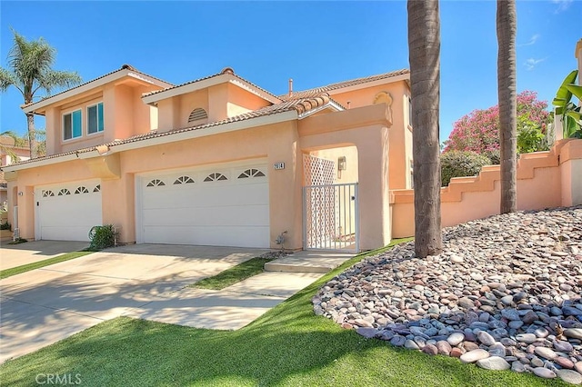 2914 Crape Myrtle Cir, Chino Hills, CA 91709 - mediterranean / spanish house featuring stucco siding, driveway, and a tile roof