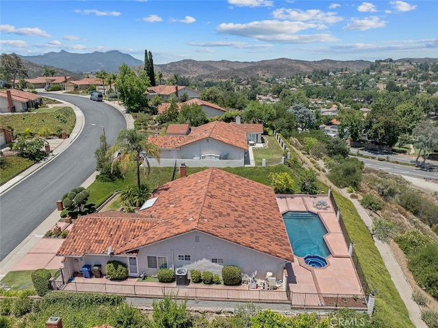 2039 Channelford Rd, Westlake Village, CA 91361 - view from above of property featuring a mountain backdrop