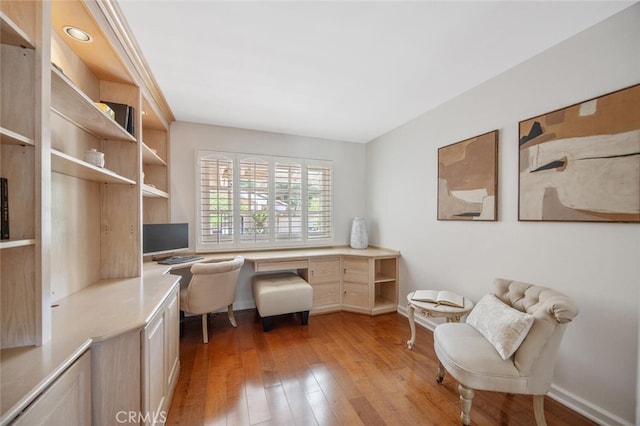 2039 Channelford Rd, Westlake Village, CA 91361 - office featuring built in study area and light wood-style floors