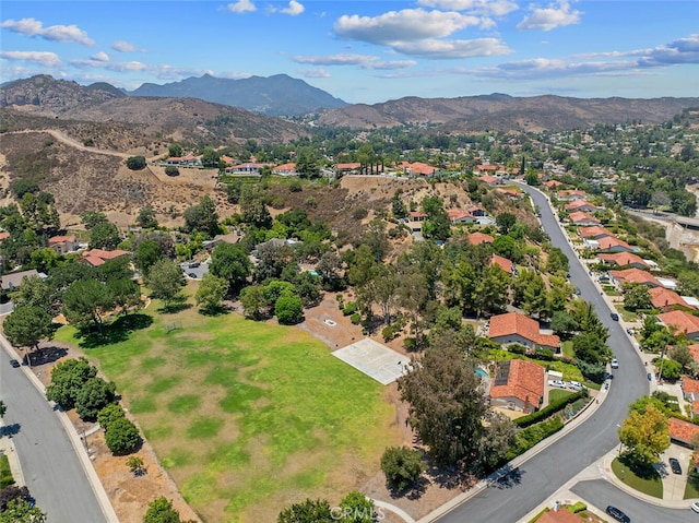 2039 Channelford Rd, Westlake Village, CA 91361 - aerial perspective of suburban area featuring a mountain backdrop
