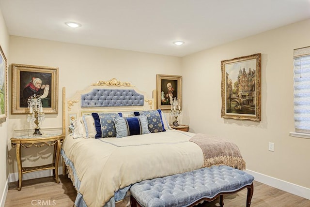 271 Avenida Sevilla Unit P, Laguna Woods, CA 92637 - bedroom featuring light wood-style flooring and recessed lighting