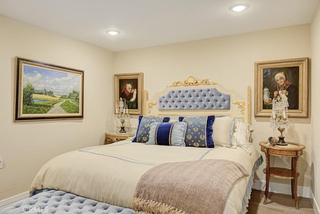 271 Avenida Sevilla Unit P, Laguna Woods, CA 92637 - bedroom featuring wood finished floors and recessed lighting