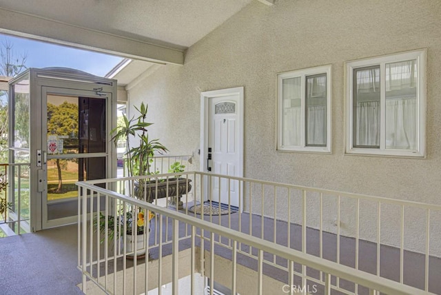 271 Avenida Sevilla Unit P, Laguna Woods, CA 92637 - doorway to property featuring stucco siding