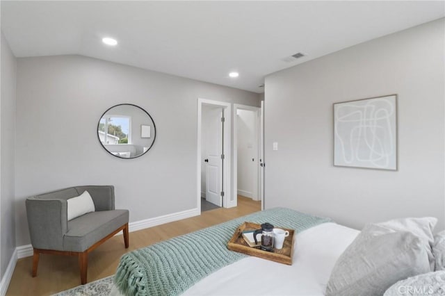 4203 Tolowa St, San Diego, CA 92117 - bedroom featuring wood finished floors and recessed lighting