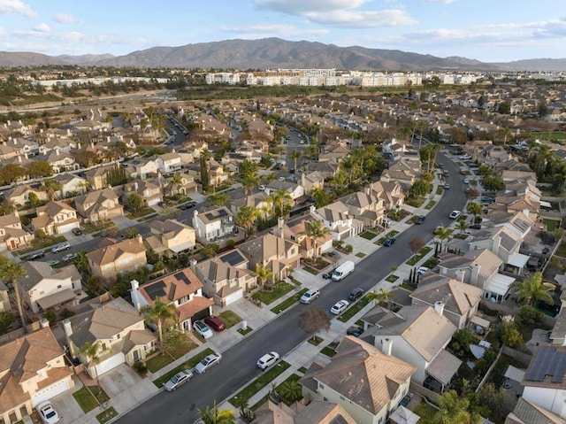 1347 Vallejo Mills St, Chula Vista, CA 91913 - aerial overview of property's location featuring mountains and nearby suburban area