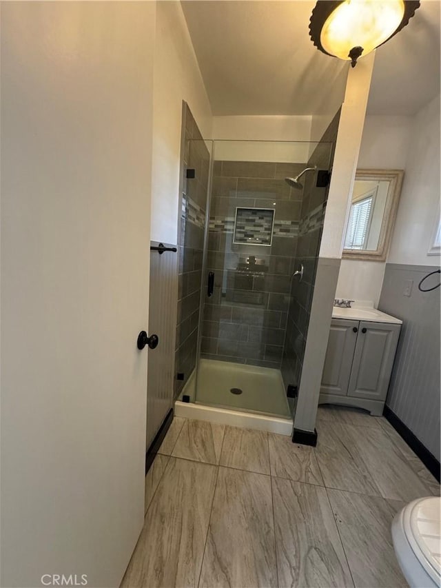2835 Etiwanda Ave, Rialto, CA 92376 - full bathroom with vanity and a shower stall