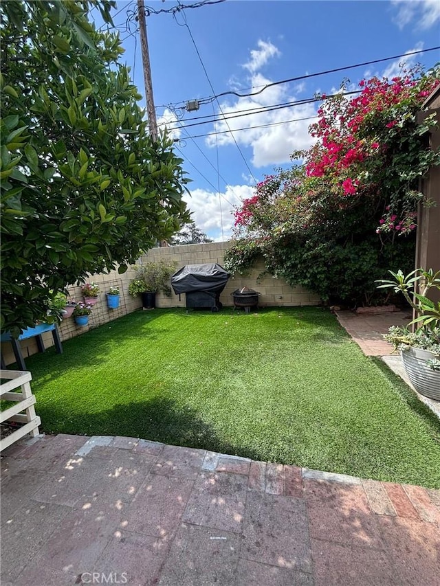 2835 Etiwanda Ave, Rialto, CA 92376 - fenced backyard with a patio