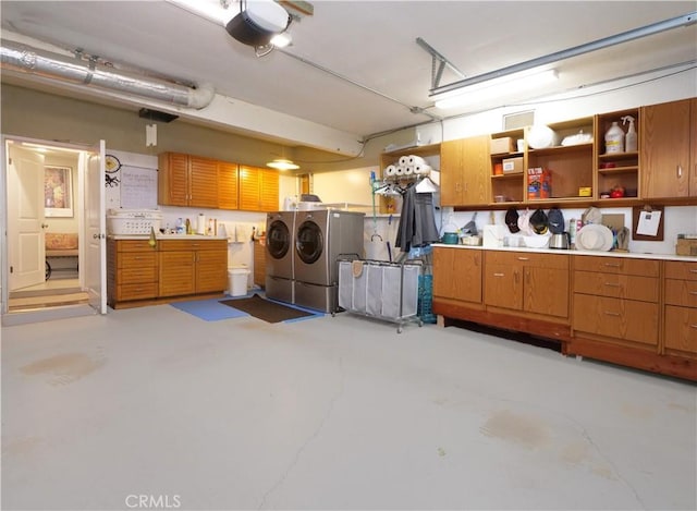 3530 Spearing Ave, San Pedro, CA 90732 - garage featuring washing machine and clothes dryer