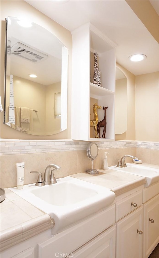 3530 Spearing Ave, San Pedro, CA 90732 - bathroom with vanity and backsplash