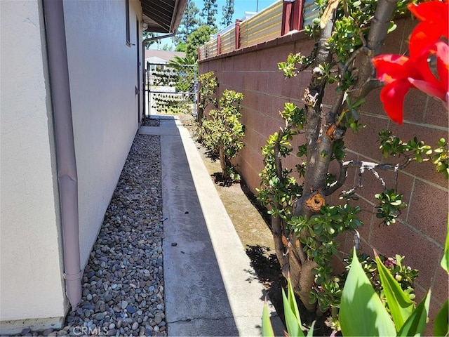 16708 Lawnwood St, La Puente, CA 91744 - view of side of home with a gate