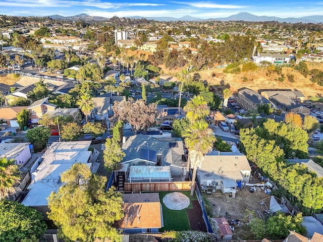 493133 Auburn, San Diego, CA 92105 - aerial perspective of suburban area featuring a mountainous background
