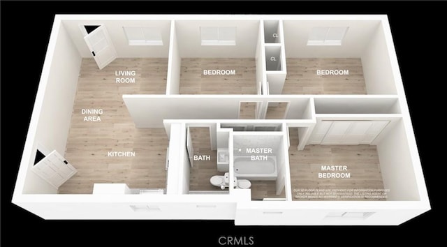 1241 W 95th St, Los Angeles, CA 90044 - view of room layout