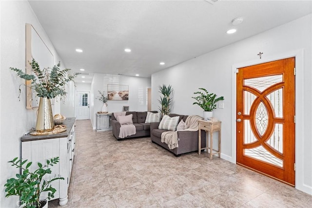 2901 Huston St, Pomona, CA 91767 - living area featuring recessed lighting
