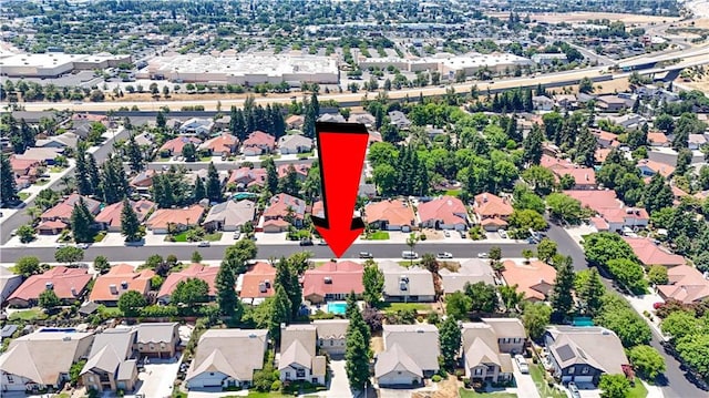 1115 Chennault Ave, Clovis, CA 93611 - aerial perspective of suburban area