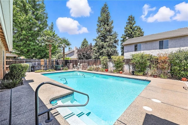 1115 Chennault Ave, Clovis, CA 93611 - view of pool with a fenced backyard and a patio area