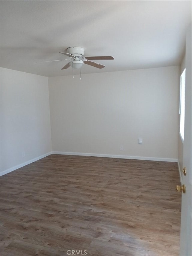 4493 Estada, Oceanside, CA 92057 - spare room featuring wood finished floors and a ceiling fan