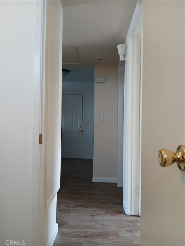 4493 Estada, Oceanside, CA 92057 - hall featuring wood finished floors and baseboards