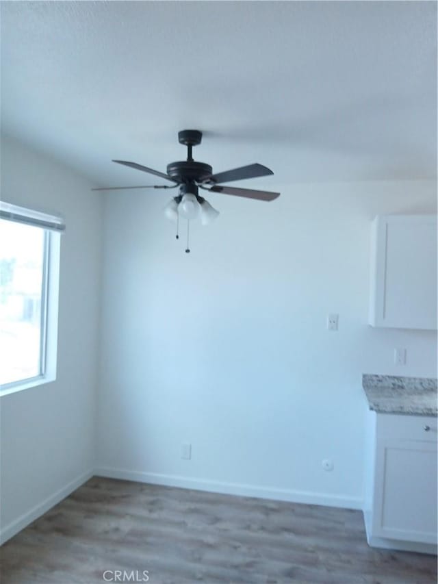 4493 Estada, Oceanside, CA 92057 - empty room featuring light wood-type flooring and ceiling fan