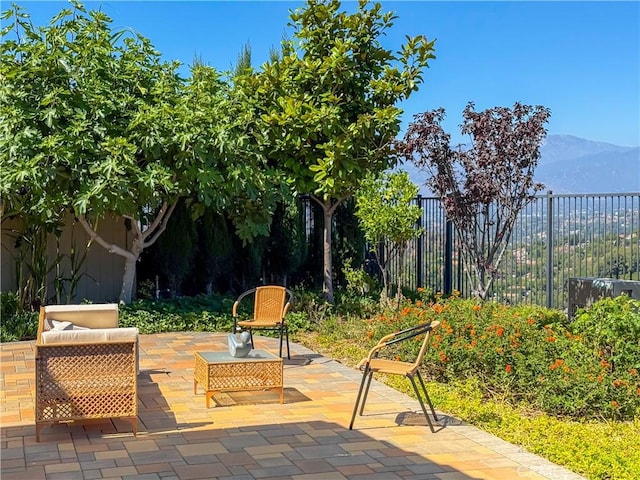 1278 Inspiration, West Covina, CA 91791 - fenced backyard featuring a mountain view and a patio
