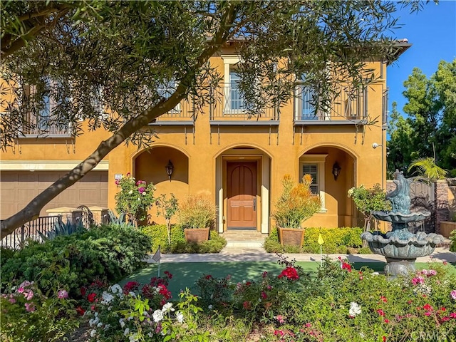 1278 Inspiration, West Covina, CA 91791 - mediterranean / spanish house with stucco siding and a balcony